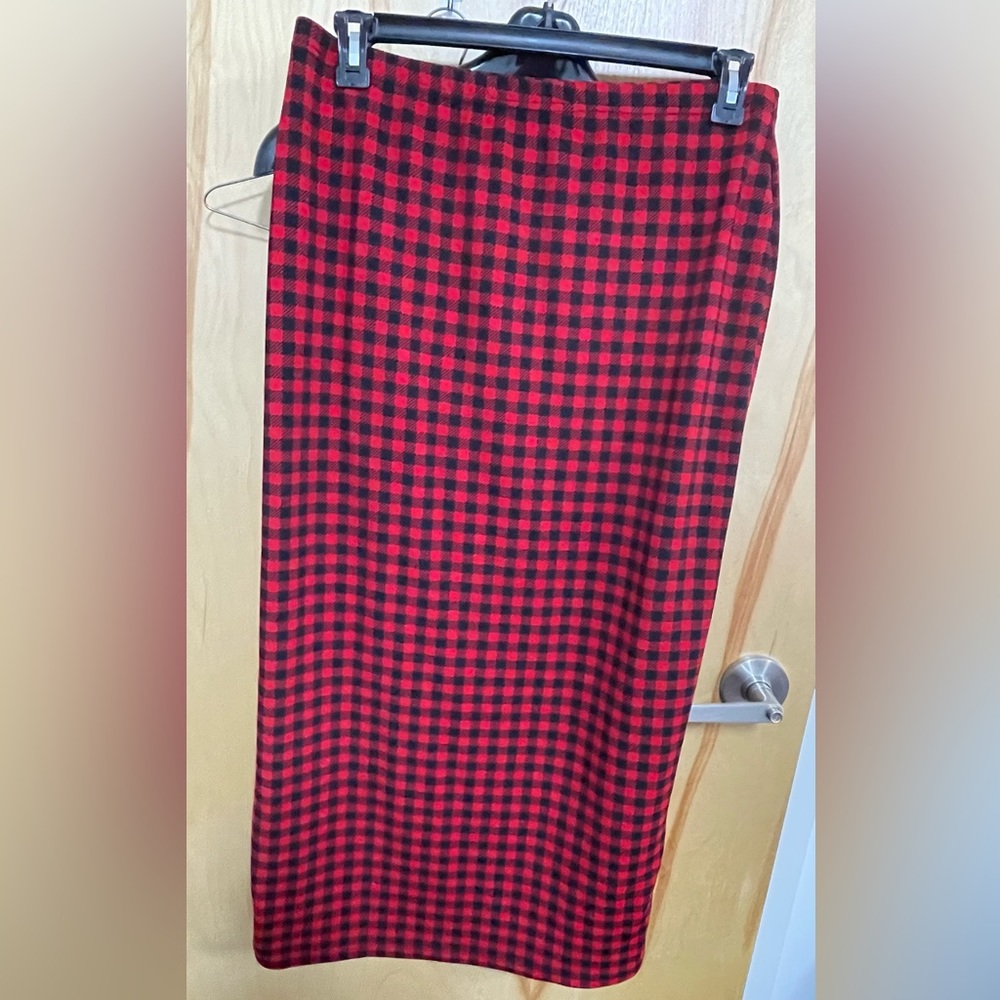 Clasi Plus Gingham Pencil Skirt (Sz 16/2XL)